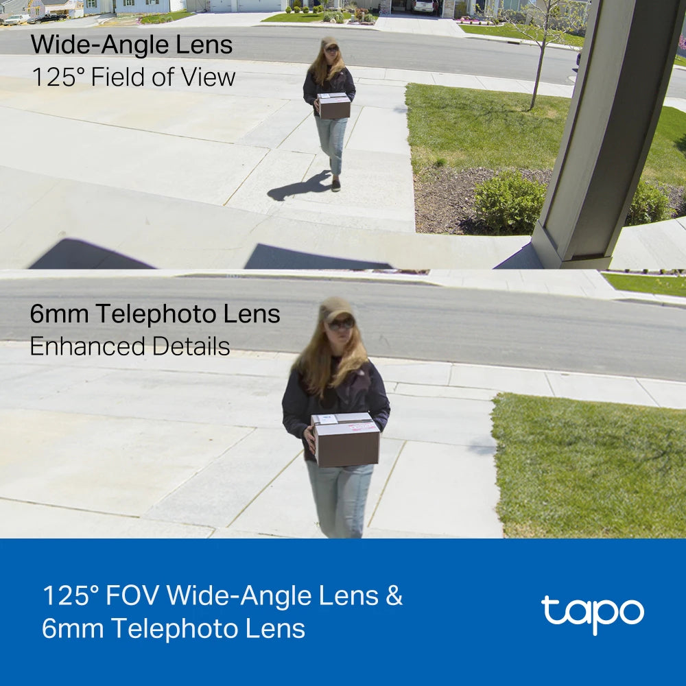 TP-Link Tapo C246D 2K 3MP Indoor/Outdoor Dual Lens Pan/Tilt Security Camera